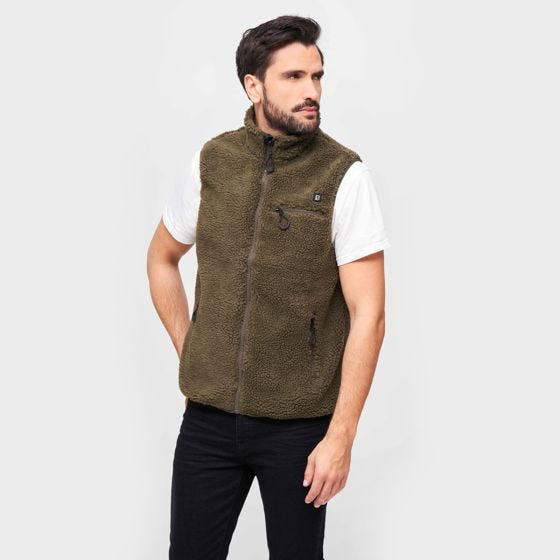 Brandit Gilet Teddyfleece Worker - Olive