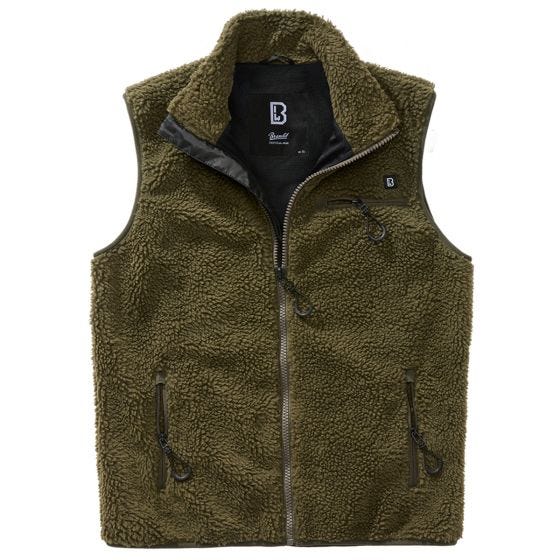 Brandit Gilet Teddyfleece Worker - Olive