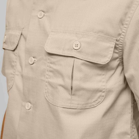 Brandit Chemise à manches courtes US Ripstop - beige