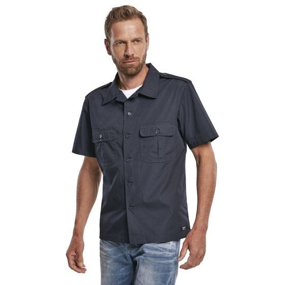 Brandit Chemise à manches courtes US Ripstop - Navy