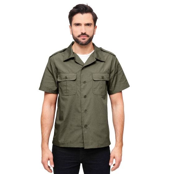 Brandit Chemise à manches courtes US Ripstop - Olive