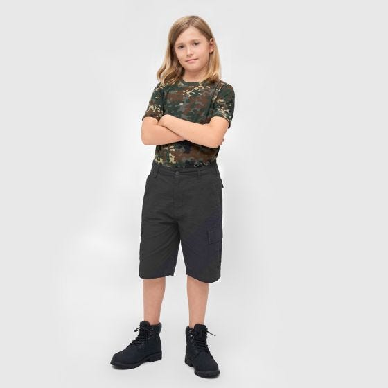 Brandit Short Enfants BDU - Noir