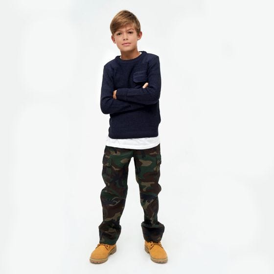 Brandit Pull Enfants BW - Navy