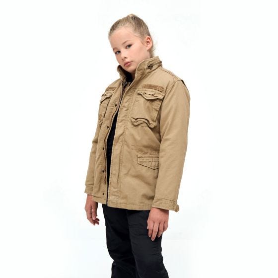 Brandit Veste Enfants M-65 Giant - Camel
