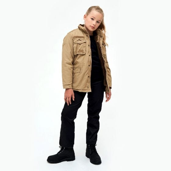 Brandit Veste Enfants M-65 Giant - Camel