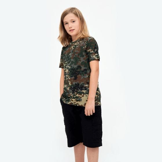 Brandit T-shirt Enfants - Flecktarn