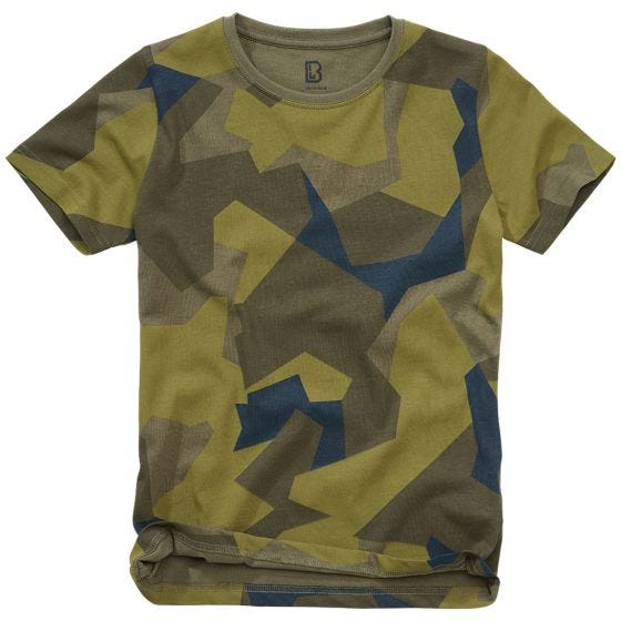 Brandit T-shirt Enfants - Swedish M90 Camo