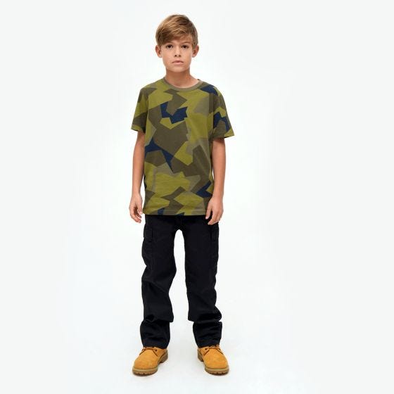 Brandit T-shirt Enfants - Swedish M90 Camo