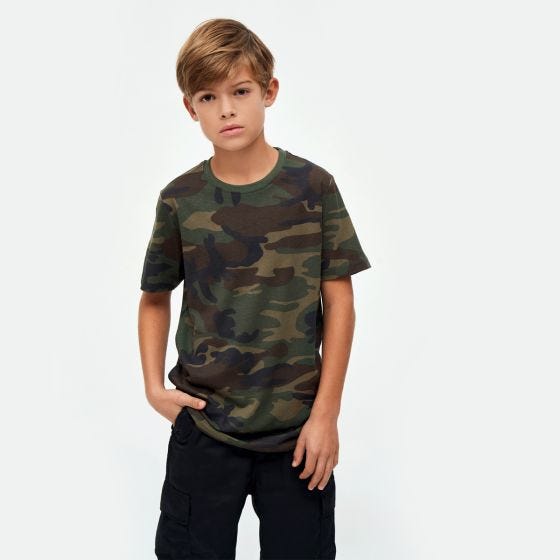 Brandit T-shirt Enfants - Woodland