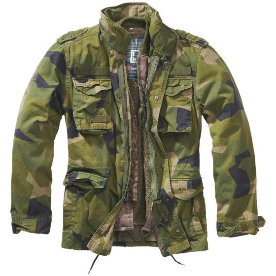 Brandit Veste M-65 Giant - Swedish M90 Camo