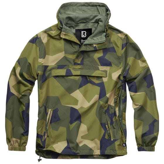 Brandit Coupe-vent Summer - Swedish M90 Camo