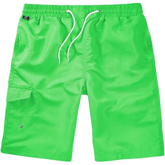 Brandit Short de bain citron vert