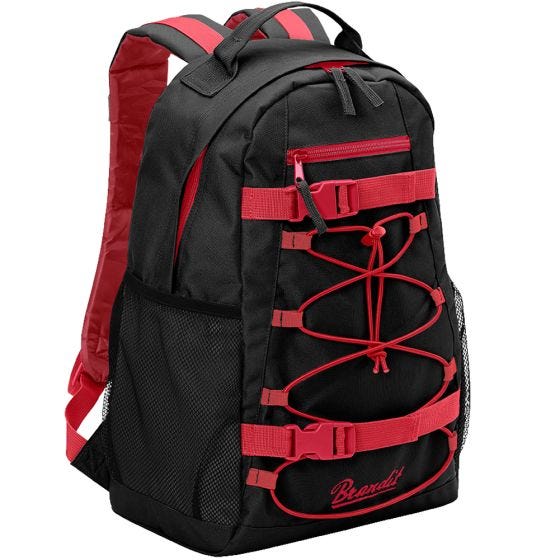 Brandit Sac à dos Urban Cruiser noir/rouge