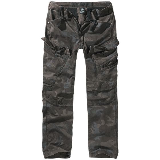 Brandit Pantalon Adven à coupe ajustée Dark Camo