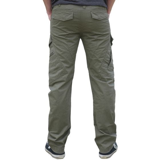 Brandit Pantalon Adven à coupe ajustée Dark Camo