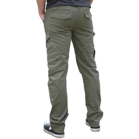 Brandit Pantalon Adven à coupe ajustée Dark Camo