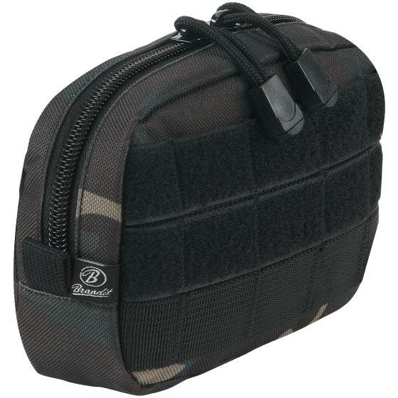 Brandit Pochette compacte MOLLE Dark Camo