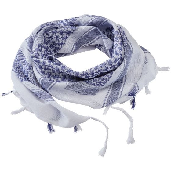 Brandit Écharpe Shemag bleue/blanche