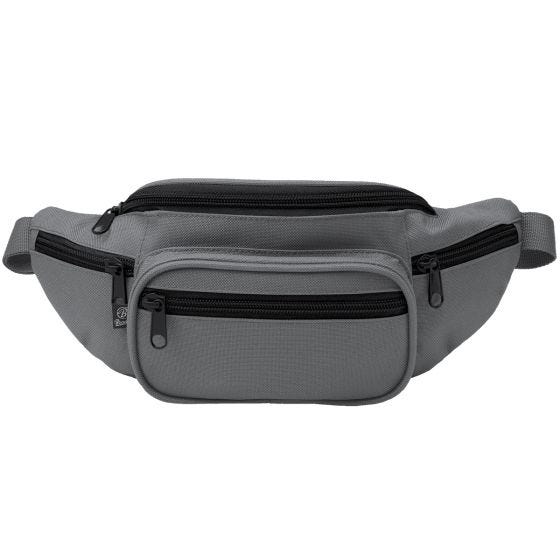 Brandit Sac banane anthracite/noir