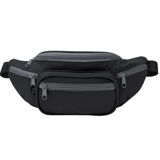 Brandit Sac banane noir/anthracite