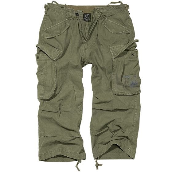 Brandit Pantacourt Industry Vintage vert olive