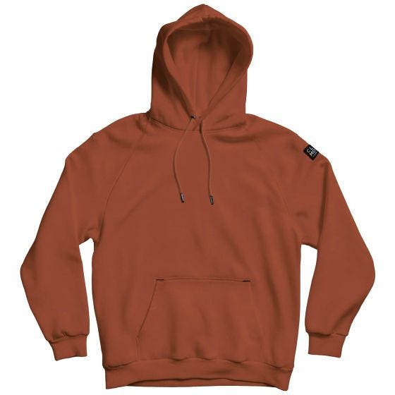 CLOMOD Sweat à capuche "Blank" - Maroon Red