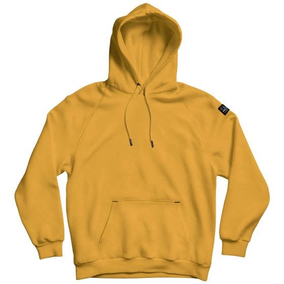 CLOMOD Sweat à capuche "Blank" - Spicy Mustard Yellow