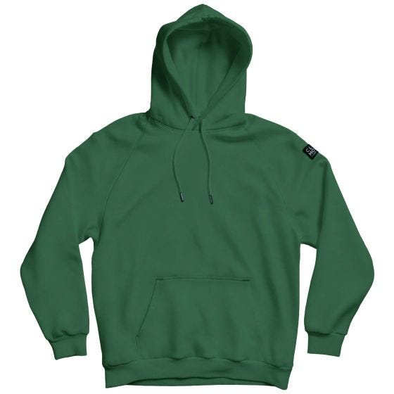 CLOMOD Sweat à capuche "Blank" - SpringBok Green
