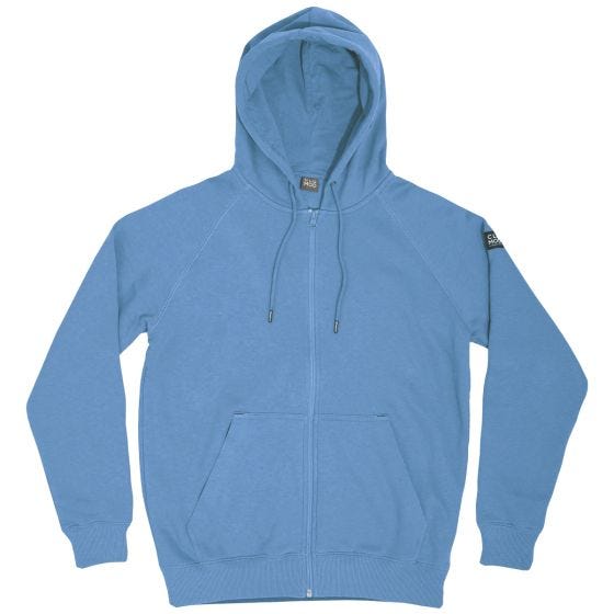CLOMOD Sweatshirt zippé sur toute la longueur "Blank" - Dawn Blue