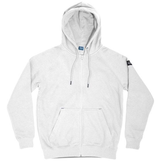 CLOMOD Sweatshirt zippé sur toute la longueur "Blank" - Blanc