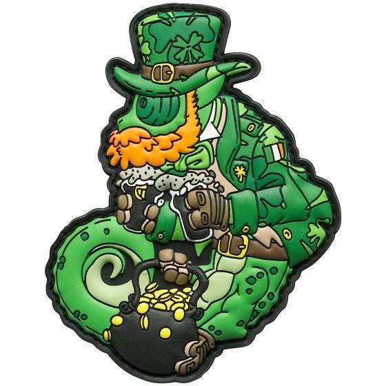 Patchlab Écusson Chameleon St. Patrick vert