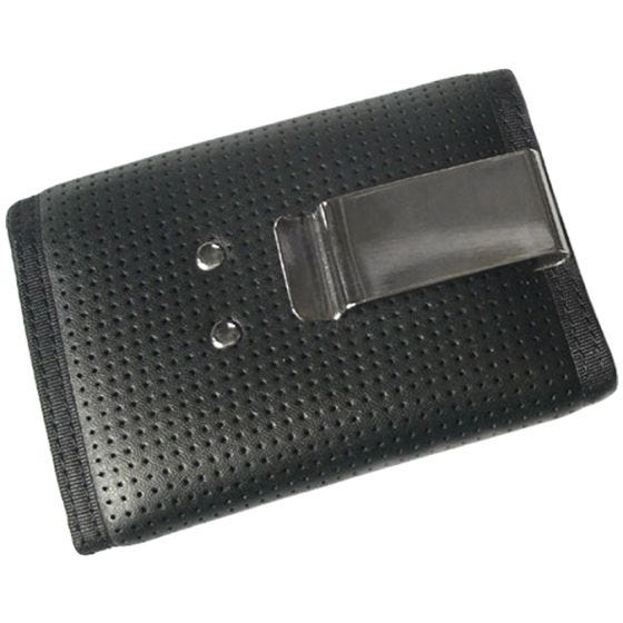 Civilian Portefeuille tactique en cuir à trois volets Clip noir
