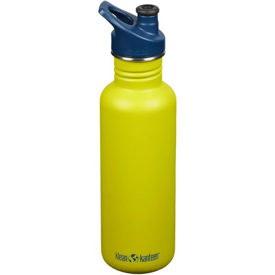 Klean Kanteen Gourde Classic 800 ml avec bouchon Sport - Green Apple