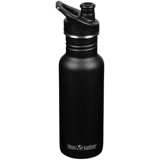 Klean Kanteen Gourde Classic 532 ml avec bouchon Sport - Noir