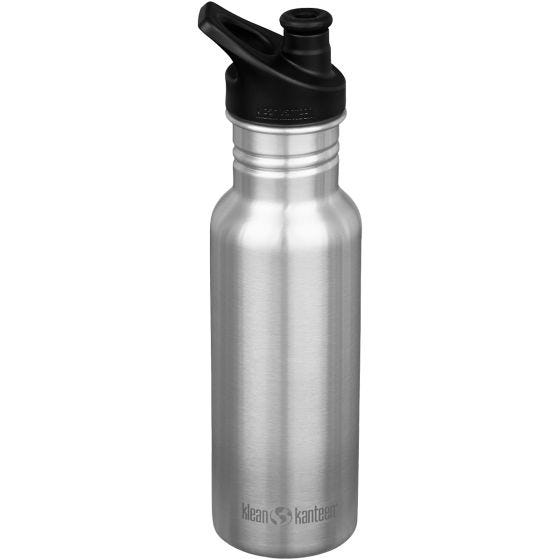 Klean Kanteen Gourde Classic 532 ml avec bouchon Sport - Brushed Stainless