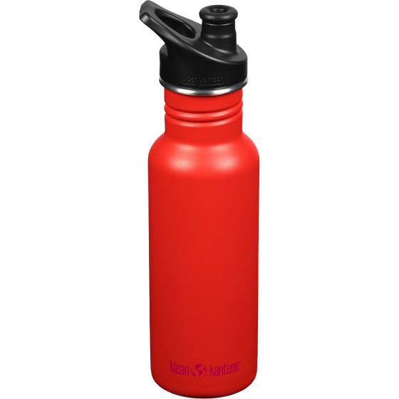 Klean Kanteen Gourde Classic 532 ml avec bouchon Sport - Tiger Lilly