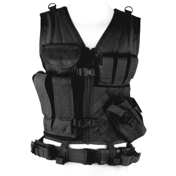 Condor Gilet Crossdraw noir
