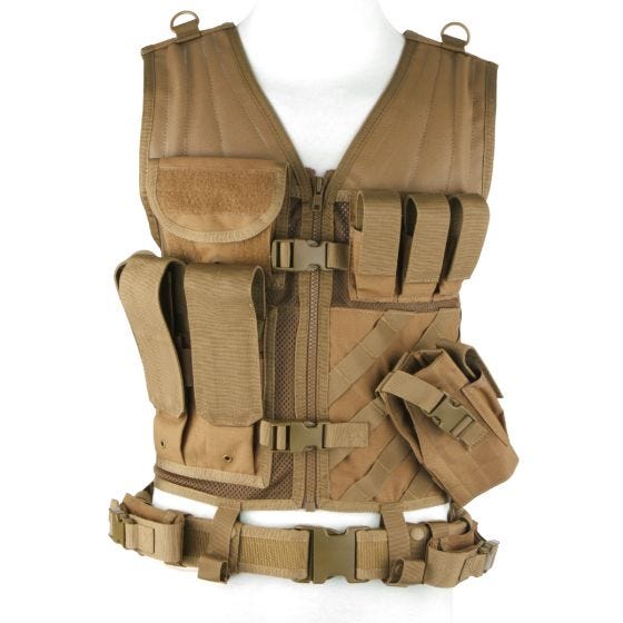 Condor Gilet Crossdraw Coyote Brown