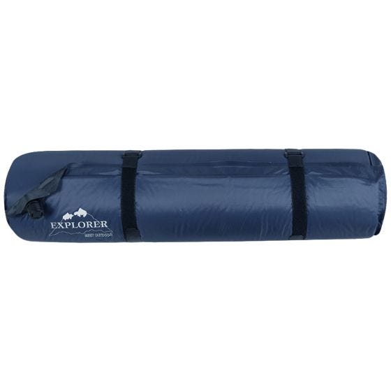 Explorer Matelas thermique autogonflant 200 x 66 x 10 cm bleu foncé