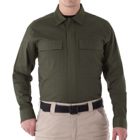 First Tactical T-shirt à manches longues pour homme BDU V2 OD Green