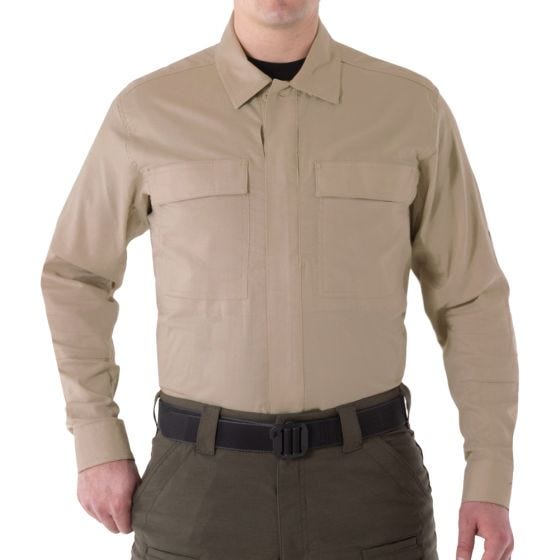 First Tactical T-shirt à manches longues pour homme BDU V2 kaki