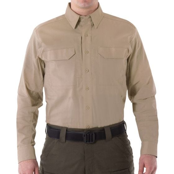 First Tactical T-shirt à manches longues tactique pour homme V2 kaki