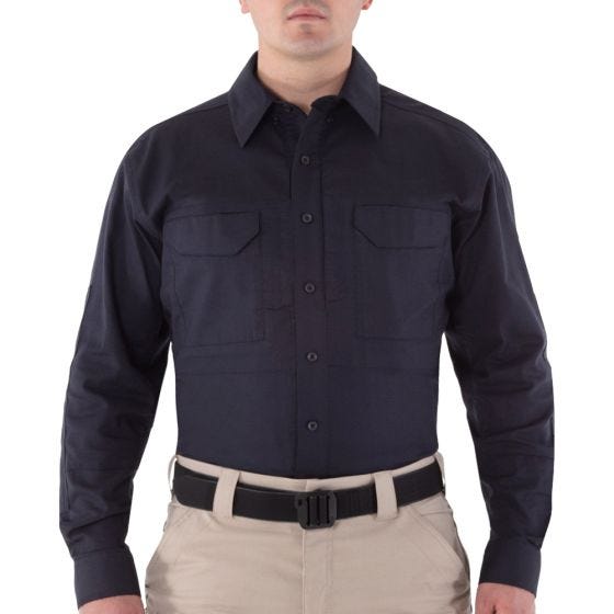 First Tactical T-shirt à manches longues tactique pour homme V2 Midnight Navy