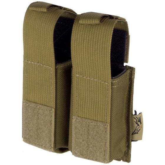 Flyye Porte-chargeur double de pistolet 9 mm Ver. HP MOLLE Coyote Brown
