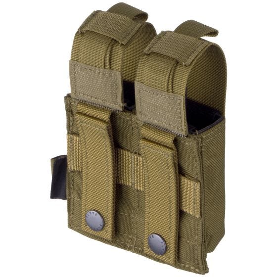 Flyye Porte-chargeur double de pistolet 9 mm Ver. HP MOLLE Coyote Brown