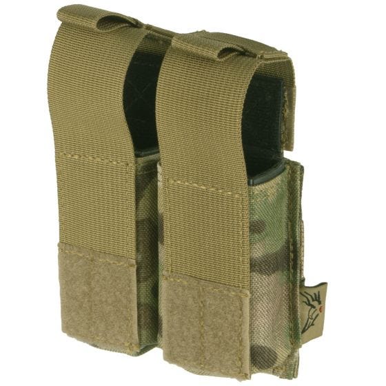 Flyye Porte-chargeur double de pistolet 9 mm Ver. HP MOLLE MultiCam