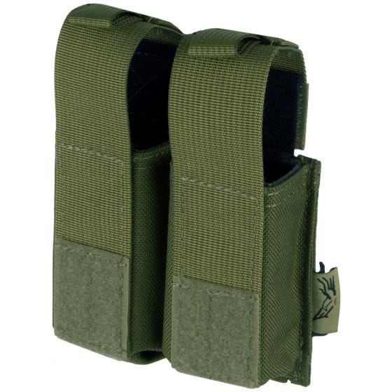Flyye Porte-chargeur double de pistolet 9 mm Ver. HP MOLLE Olive Drab