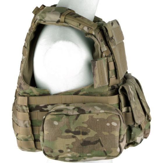 Flyye Gilet tactique Force Recon avec poches ver. Land MultiCam