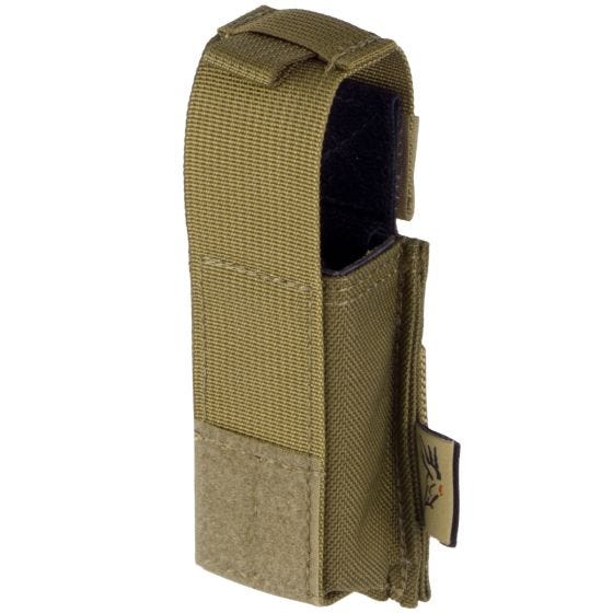 Flyye Porte-chargeur simple de pistolet 9 mm Ver. HP MOLLE Coyote Brown