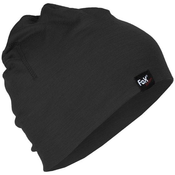 Fox Outdoor Beanie Merino Lite - Noir